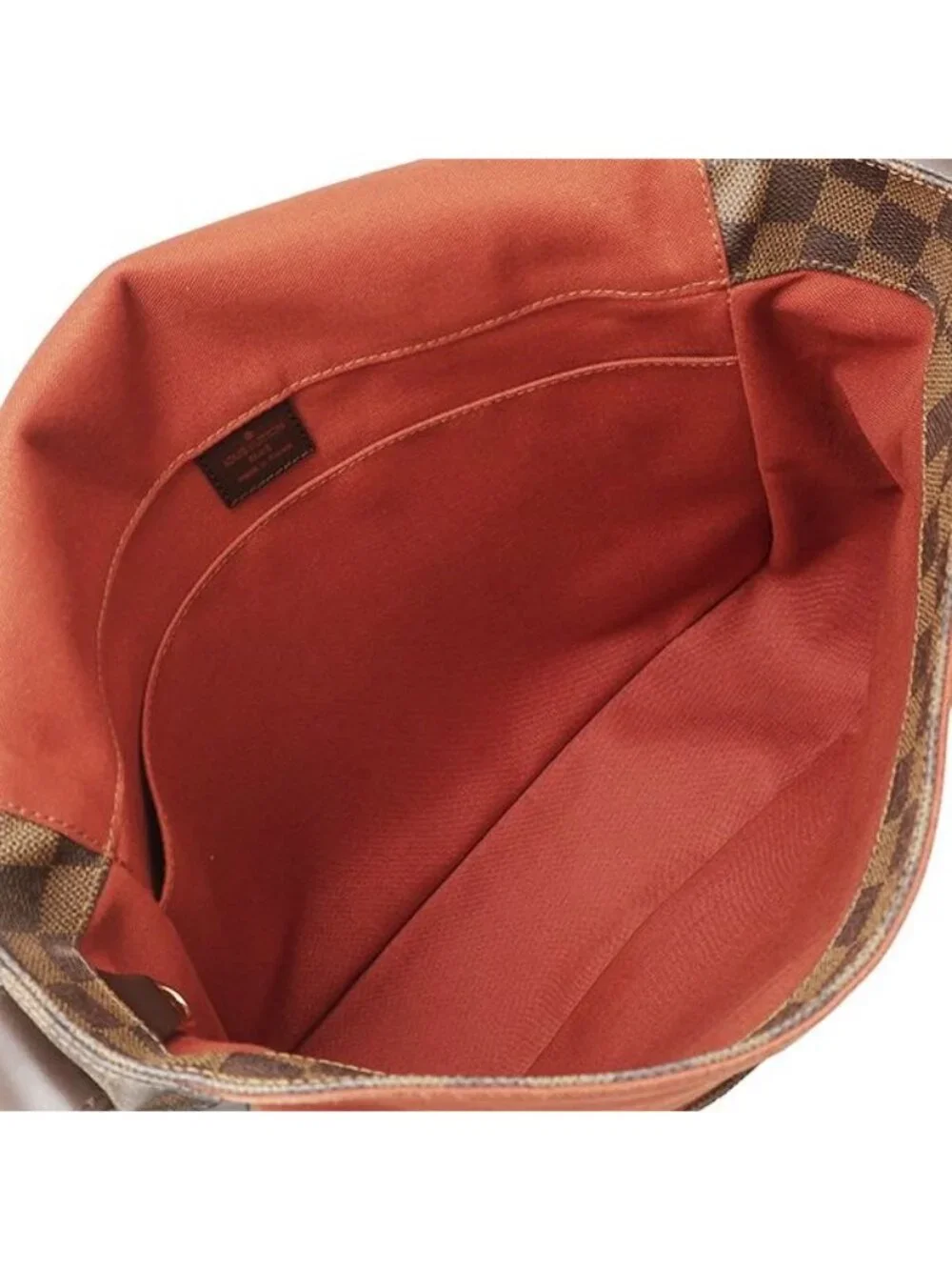 Louis Vuitton Shoulder Bag Bastille Damier Canvas Ebene Gold Brown